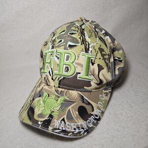 FBI Hat Cap Adjustable Camo Washington D.C. Dad Police Quantico Kash Baseball